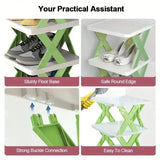 Shoe Organizer Rack – Multi-Layer, Detachable, Space-Saving Shelf for Home Use - PulinGO