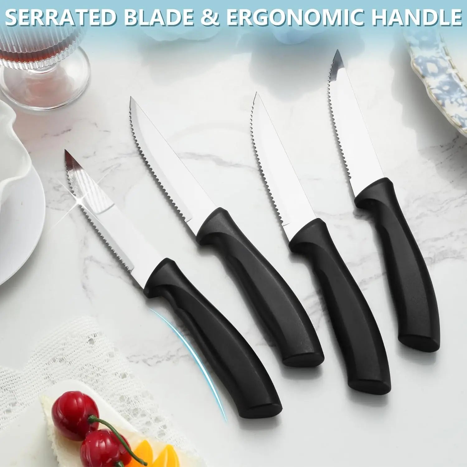 48-Piece Mirror-Polished Stainless Steel Flatware Set – Service for 8 (Forks, Spoons & Knives)