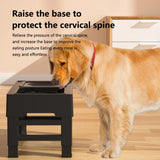 3-in-1 Pet Dog Stainless Steel Slow Feed & Water Bowls – Adjustable Height, Anti-Knock Design for Cats & Dogs 🐾🥣