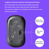 Logitech M325s/M235 Wireless Mouse – 2.4G USB Mouse with 3 Buttons, 1000 DPI Optical Sensor & Contour Shape with Rubber Grip