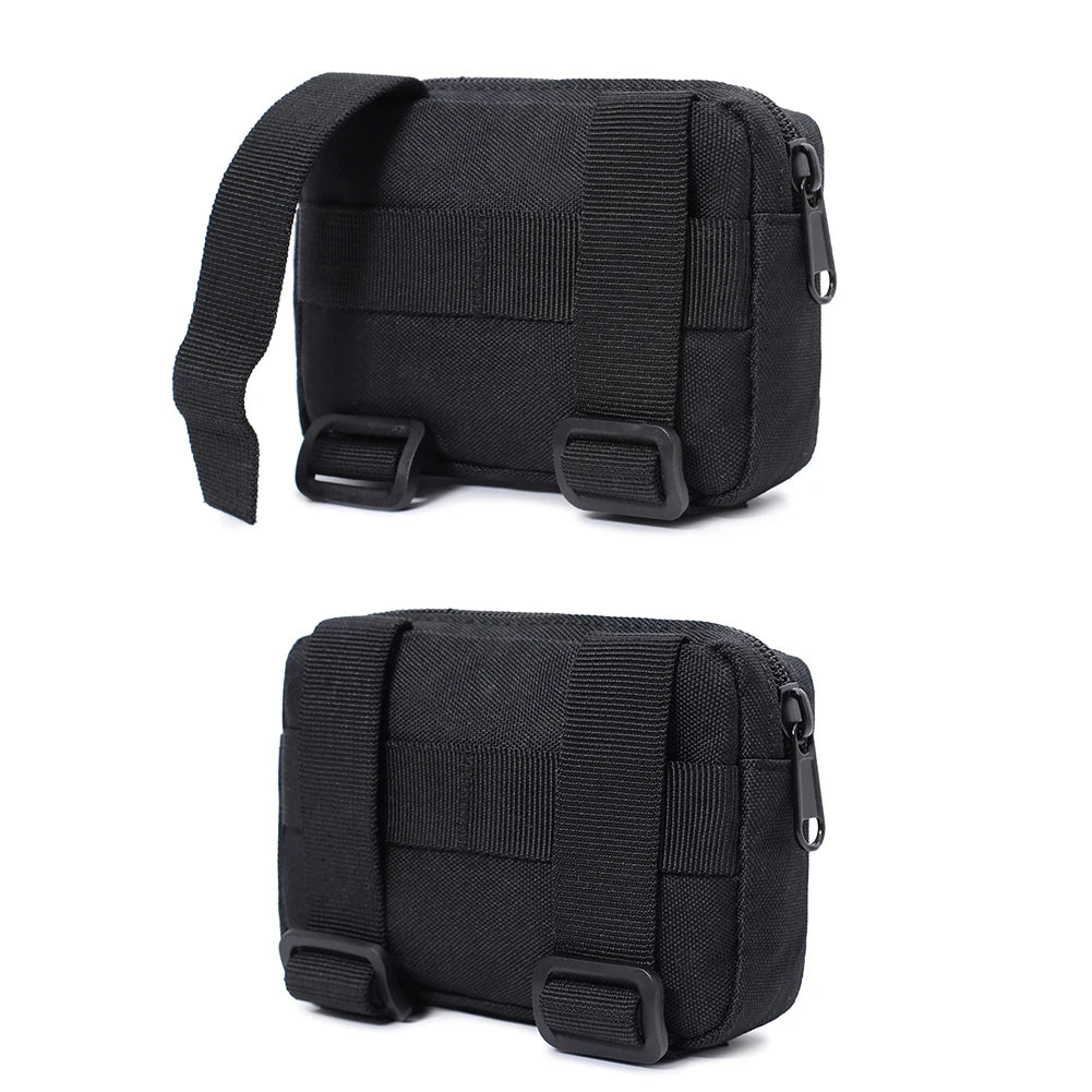 MOLLE Mini Waist Bag – Tactical Multi-Pocket Organizer Pouch for Hunting, Travel & Outdoor Gear 🎯🎒