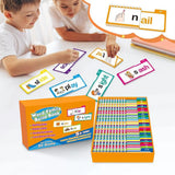 CVC Word Flip Chart – Montessori Phonics Spelling Builder | Educational Sight Words Game for Preschool & Kindergarten