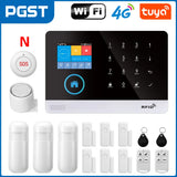 🏠 Wireless Home Security System – 4G & WiFi Alarm with Smart Life App Alerts, Door/Window & Motion Sensors