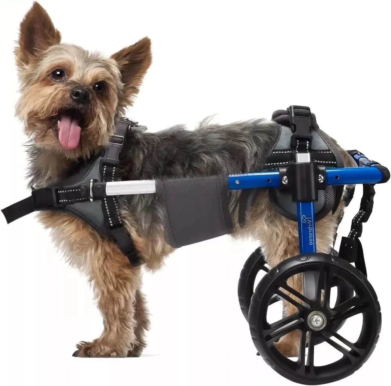 Dog Wheelchair for Back Legs – Adjustable Mobility Support with All-Terrain Tires & Durable Bearings for Large Dogs