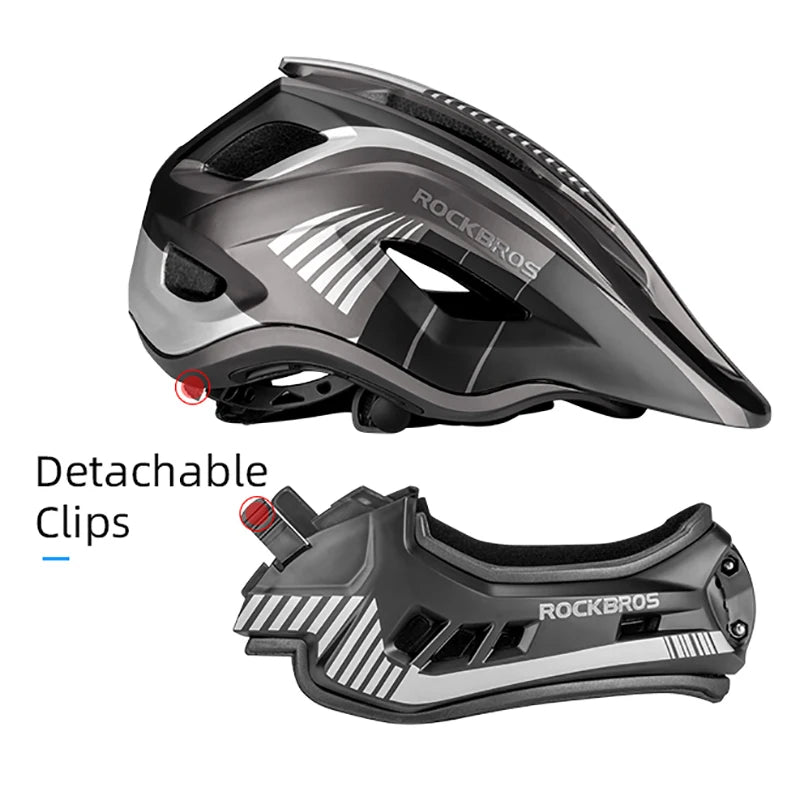 ROCKBROS Kids Bicycle Helmet – Impact Resistant Cycling Helmet for Children & Teenagers, MTB & Scooter Safety Protection