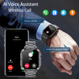 LIGE Outdoor Sports Fitness Smartwatch – 1.96" Screen, Bluetooth Calling, Waterproof, Blood Oxygen Tracking ⌚✨