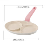 2-4 Holes Thickened Non-Stick Omelet & Pancake Frying Pan – Multi-Hole Breakfast Maker