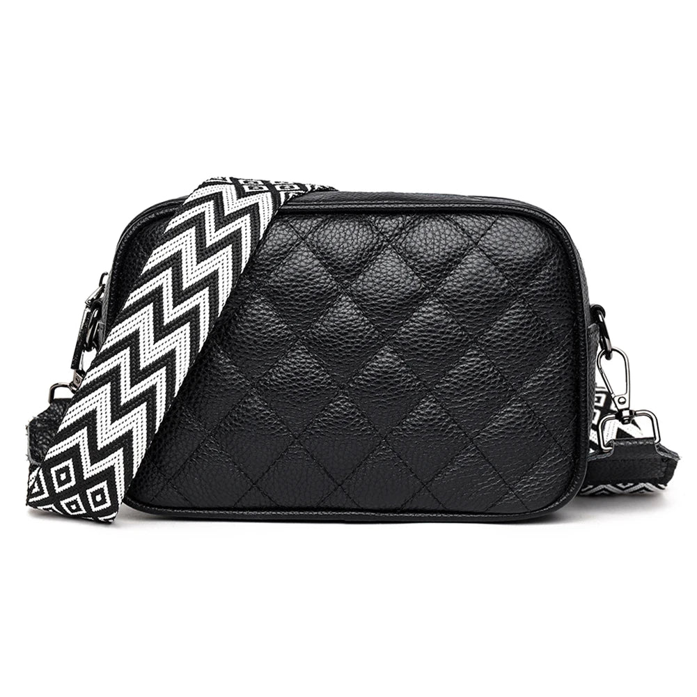 Women’s Genuine Leather Crossbody Bag – Vintage Shoulder Satchel Handbag for Casual Daily Wear & Travel