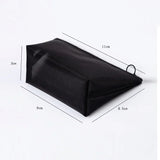 Women’s Black Small Coin Wallet – Mesh Transparent Mini Purse for Earphones, Keys, Cards & Money