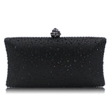Women’s Fashion Rhinestone Clutch – Shiny PU Leather Handbag & Crossbody Shoulder Bag for Weddings & Parties