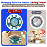 KADTC Dog Puzzle Toy with Button – Level 2 Food Dispenser & Slow Feeder for Puppies & Dogs