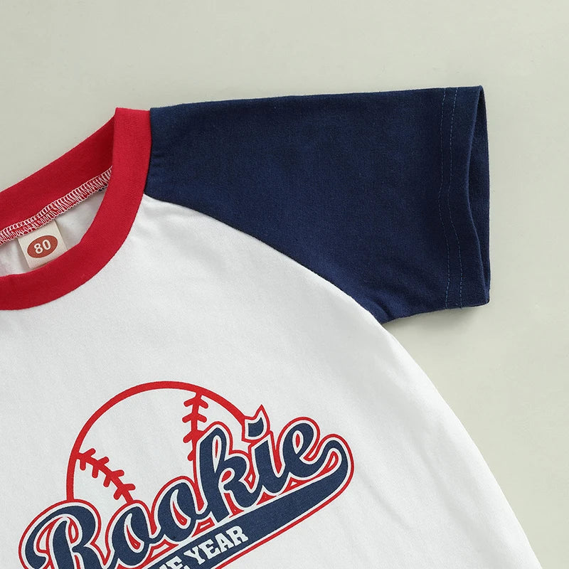 oddler Boy Birthday Outfit – Football Number Print Shirt & Camouflage Pants 2-Piece Set 🎂🏈👕👖