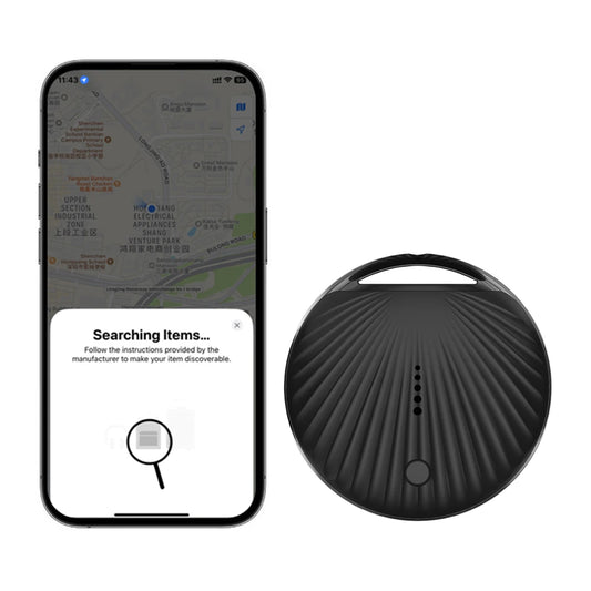 Air Tracker Bluetooth Item Finder – Works with Apple Find My App for Keys, Wallets & Luggage