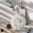 2PCS Hollow Snuggle Resin Vase Set – Nordic Decorative Flower Vases for Modern Home & Office Décor