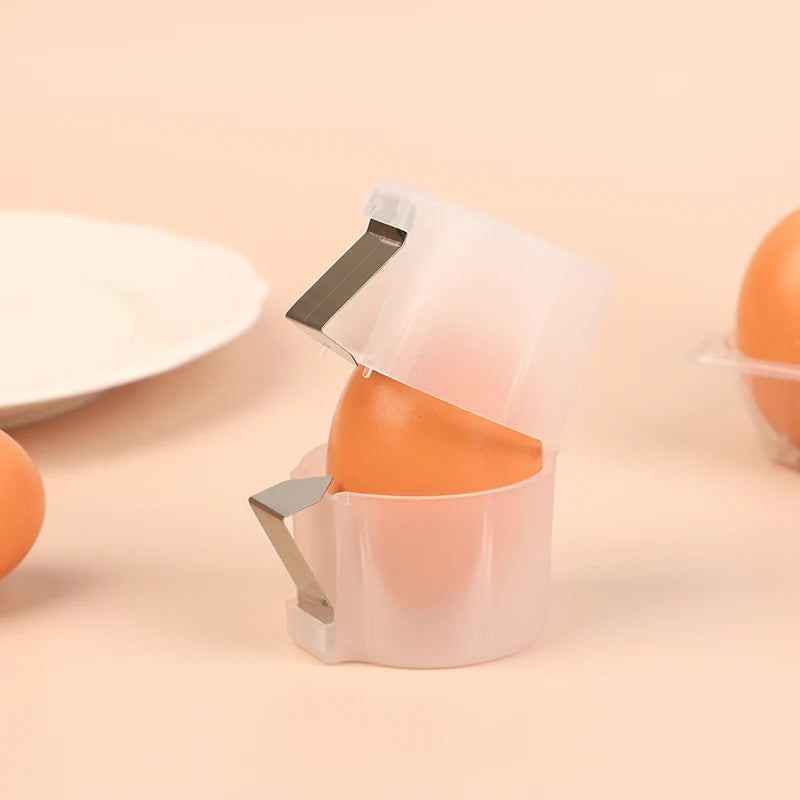 Precision Egg Topper & Shell Cutter – Stainless Steel Raw & Soft-Boiled Egg Opener