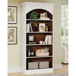 5-Shelf White Rigid Bookcase – 70.9″ Tall Free-Standing Library Unit with Storage Shelves