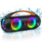 FanFun Wireless Bluetooth Outdoor Speaker – Waterproof Party Speaker with LED DJ Lights & Remote 🎉🔊