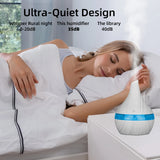 Compact USB Air Humidifier – 10–14oz Essential Oil Diffuser for Aromatherapy & Home Moisture Control 🌿💧