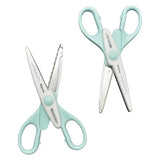 2-Pack 6″ Decorative Crafting Scissors – Majestic Pinking Patterns for Scrapbooking & School Projects ✂️🌟