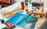 Premium Acrylic Paint Set 20oz (8 Tubes) – Thick Pigment Craft Paints for Professional Artists