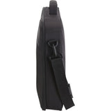 17.3-Inch Laptop Clamshell Briefcase – Padded Business Travel Bag with Neoprene Handles, Adjustable Strap & Document Pocket (Black Polyester)