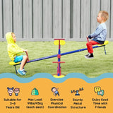 Outsunny 360° Swivel Kids Seesaw – 4-Seater Teeter-Totter for Backyard (Ages 3-8)