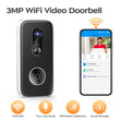 JOOAN 2K WiFi Smart Video Doorbell – Battery-Powered Intelligent Camera Doorbell with Security Intercom & Smart Home Integration