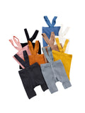 Infant Solid Color Suspender Tights – High Waist Knitted Leggings for Baby Boys & Girls, Stylish Toddler Outfit