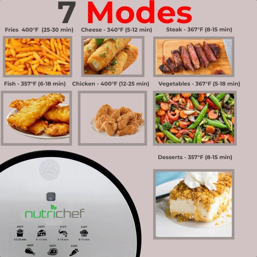 Compact 2-Quart Personal Air Fryer – 1000W Oil-Free Cooking with Nonstick Basket & Space-Saving Design 🍟✨