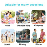 PO Duo 30L Foldable Insulated Picnic Basket – Portable Cooler Bag for Camping, Beach, Travel & Family