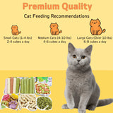 Chicken Cat Grass Milk Stick – Cat Treats for Hairball Control, Teeth Cleaning & Digestive Support