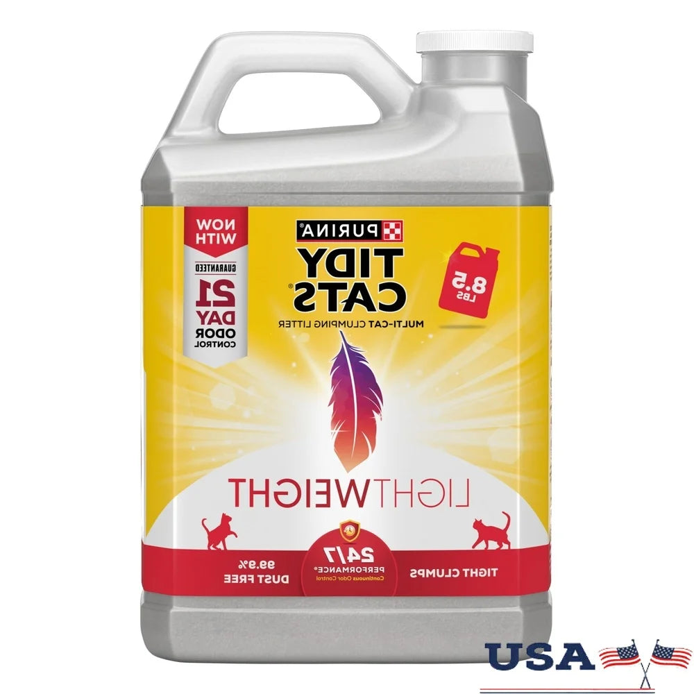 Lightweight Clumping Cat Litter – Low-Dust 24/7 Performance with Clean Linen Scent