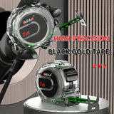 “Fluorescent Steel Tape Measure – High-Precision Wear-Resistant Measuring Tool with Straightedge Design”
