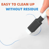 Magnetic Dry Erase Markers – 72-Pack Black Fine Tip Whiteboard Markers with Eraser Caps 🧲