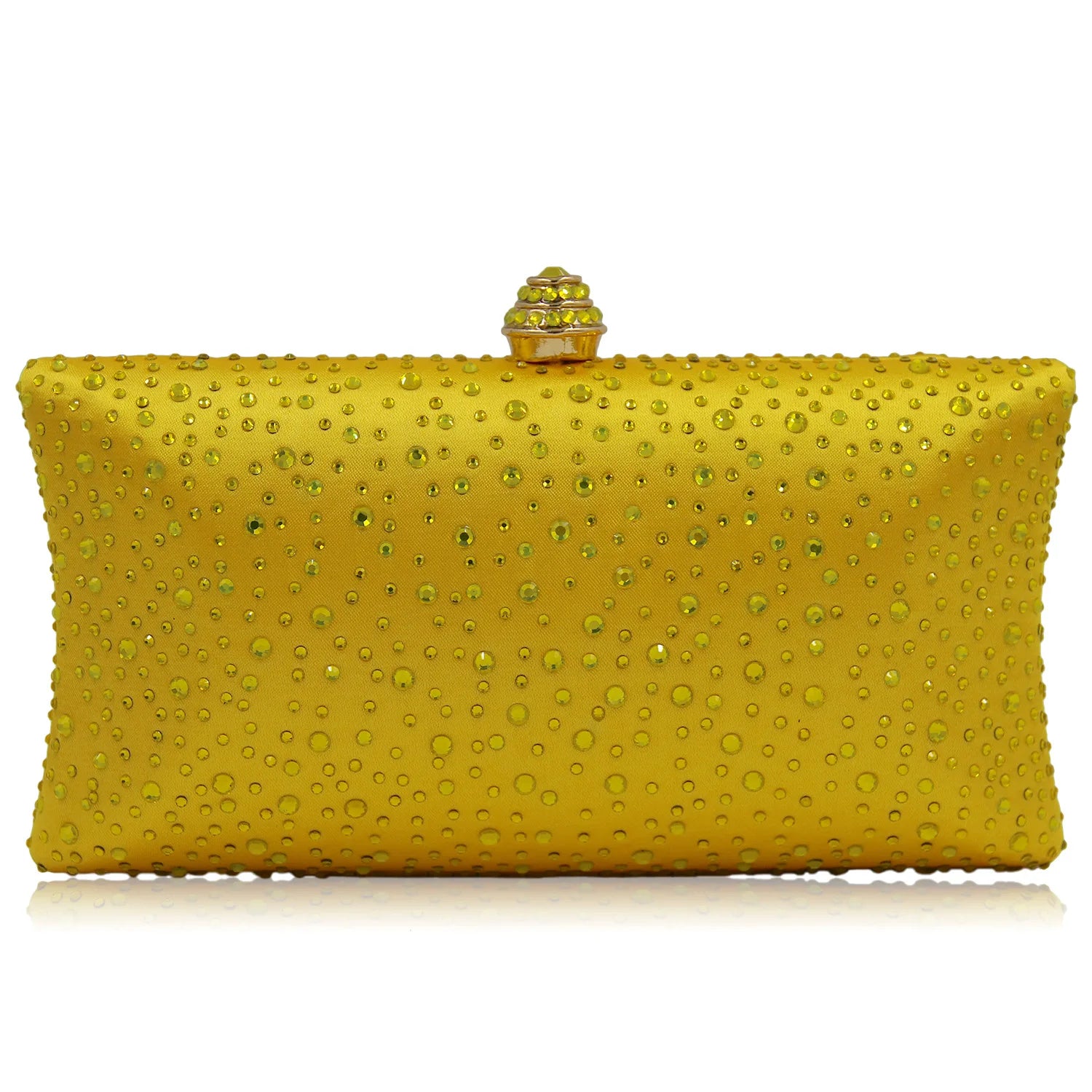 Women’s Fashion Rhinestone Clutch – Shiny PU Leather Handbag & Crossbody Shoulder Bag for Weddings & Parties