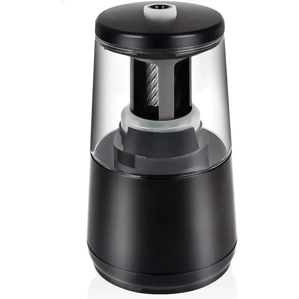 Electric Pencil Sharpener – Heavy-Duty Helical Blade, Auto-Stop for No.2 & Colored Pencils (6-8 mm)