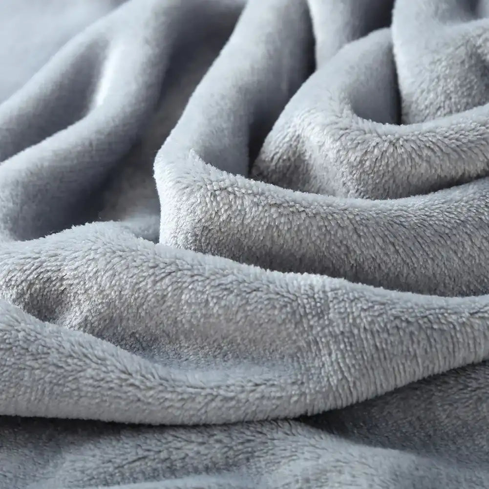 Flannel Fleece Blanket – Cozy Soft Plush Winter Blanket, Multi-Functional Thermal Throw for Home & Office (1–10PCS Options)