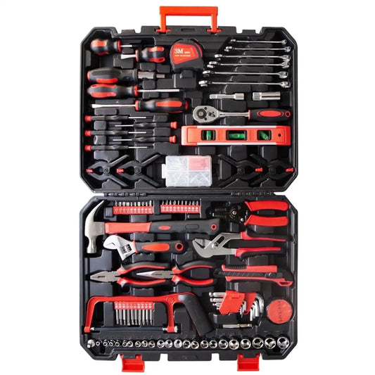 198-Piece Home Tool Set – Multi-Function DIY Repair Kit with Screwdrivers, Wrenches, Pliers & More