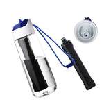 750ml Water Filter Bottle with Zero-Pressure Filtration – Outdoor & Emergency Purifier Cup