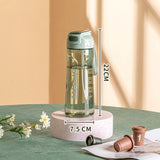 700ml Transparent Water Bottle with Straw – Large Capacity Portable Sports Cup for Kids & School
