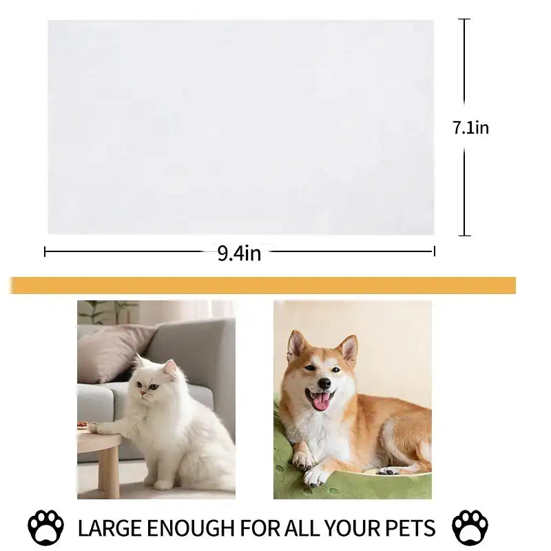 Extra-Thick Pet Cleaning Wipes (200 Sheets) – Septic-Safe, pH-Balanced for Sensitive Skin 🐾