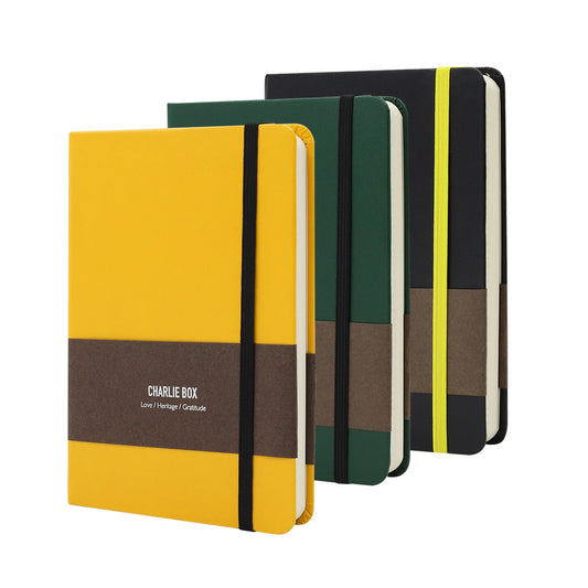 Tunjilool A6 & A7 Notebook Journal 2-Pack – 192 Pages 80gsm Blank & Dot/ Grid