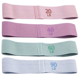 Premium Hip Resistance Bands Set for Glute & Thigh Workouts – Non-Slip Elastic Fitness Loops for Yoga & Home Gym