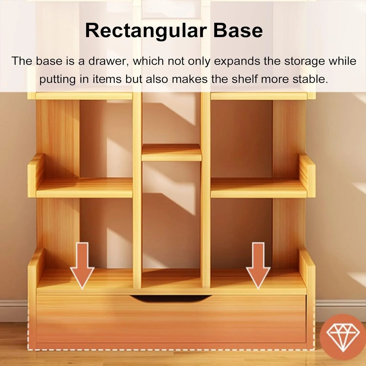 Multi-Layer Tall Floor Bookshelf – Narrow Storage Rack with 6+ Compartments & Floor-Standing Cabinets for Living Room
