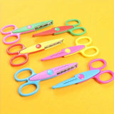 6-Piece Decorative Scissors Set – 5″ Safe Craft Scissors for Scrapbooking & DIY Projects