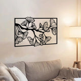 Metal Wall Art with “Get Sh*t Done” Quote – Black & White Motivational Wall Décor for Bedroom, Living Room & Office