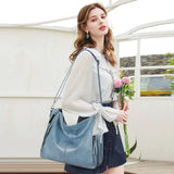 Large Soft Shoulder Hobo Bag for Women – Oversized PU Leather Handbag