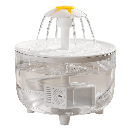 1200ml Automatic Cat Water Fountain – USB Electric Silent Pet Drinking Bowl with Filter