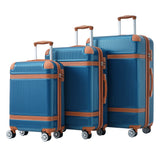 3-Piece Expandable Luggage Set (20”-24”-28”) – Lightweight Rolling Suitcases with 8 Spinner Wheels & TSA Lock