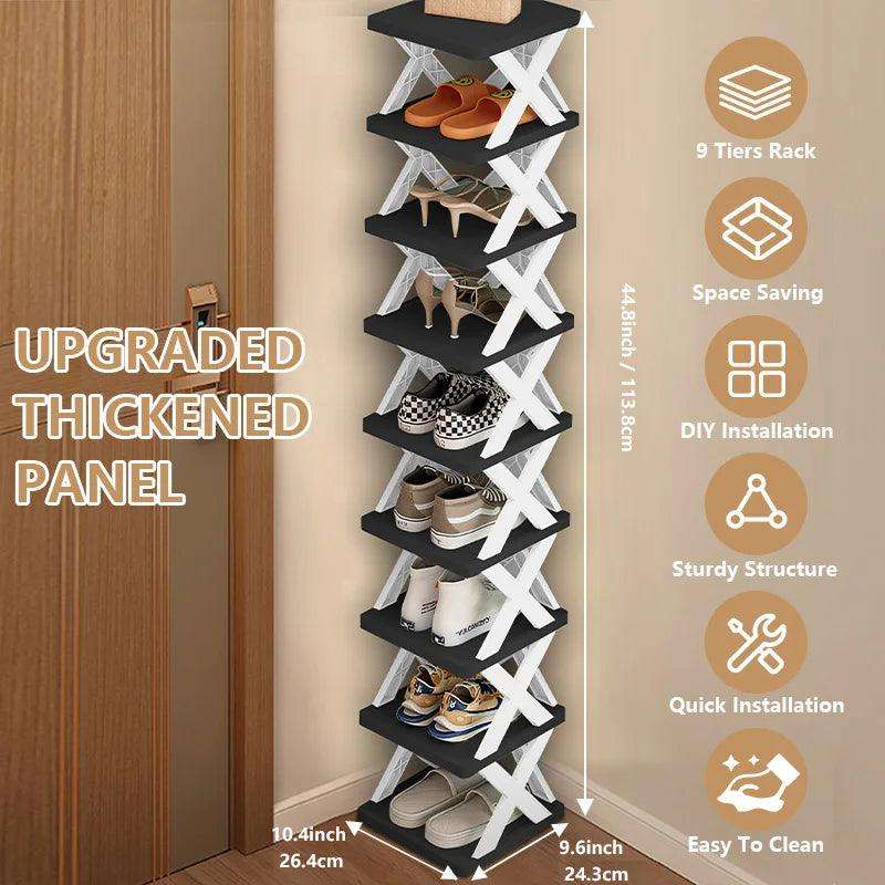 Shoe Organizer Rack – Multi-Layer, Detachable, Space-Saving Shelf for Home Use - PulinGO